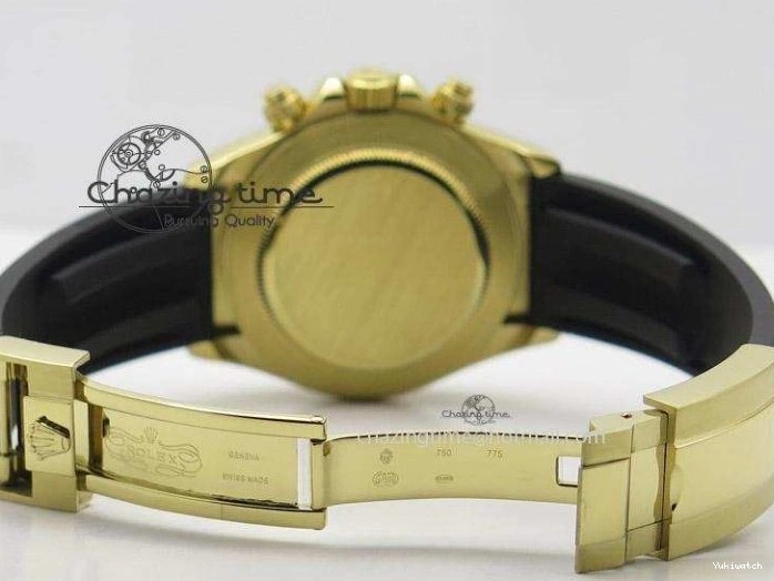 Maker Black A7750@6 Rubber BP Markers Sticks Daytona Gold Strap On Dial Subdial YG 0503